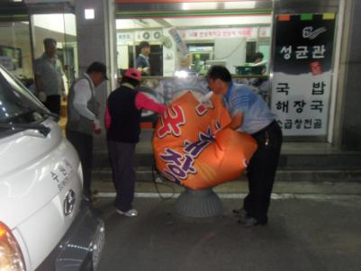 장안구&#44; 태풍대비 불법광고물 일제정비